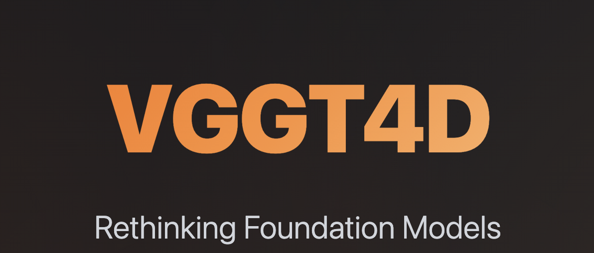 VGGT4D